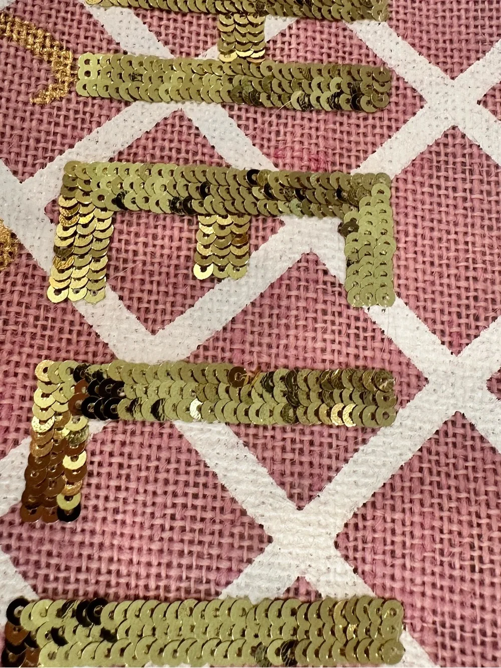 Mud Pie Pink & Gold 